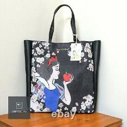 Cath Kidston x Disney Snow White Scene Black Tall Tote / Shoulder Bag Brand New