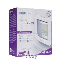 Cats Flap Microchip Pet Door Large Small Dogs Double Lock Magnetic Close