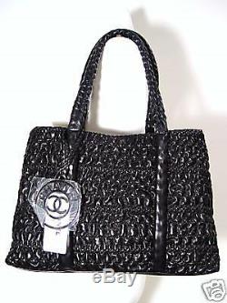 Chanel Hidden Chain Lambskin Leather Large Tote Bag