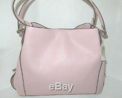 Coach 57125 Edie 31 Shoulder Bag Blossom Pink Pebbled Leather Handbag NWT $350
