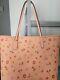 Coach City Tote With Mystical Floral Motif