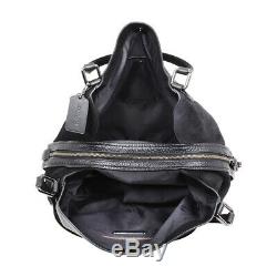 Coach Edie Ladies Large Mixed Leather Shoulder Handbag 57647