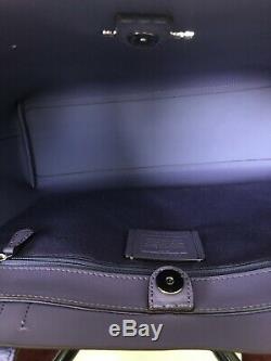 Coach F37871 Metallic Purple Avenue Tote Handbag Bag Purse Violet Wallet Set New