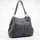 Coach Large Lexy Shoulder Bag In Pebble Leather Heather Grey/suede Brand New