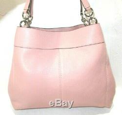 Coach Large Lexy Shoulder Bag Petal Pink Pebbled Leather F28997 Handbag NWT $395