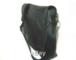 Coach Men's Black Nylon & Leather Messenger Laptop Bag Briefcase F38741 NWT $398