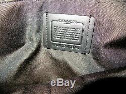 Coach Men's Black Nylon & Leather Messenger Laptop Bag Briefcase F38741 NWT $398