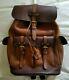 Coach Mens F49543 / F36811 Hudson Backpack Natural Pebbled Leather Nwt