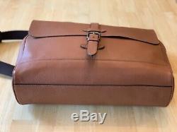 Coach Mens Hudson Messenger Bag In Saddle Natural Leather F36810 $595