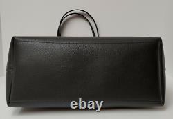 Coach Pebbled Leather City Town Tote Bag Black New With Tags