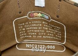 Coach Rexy Rainbow Pride Tote 42 Camo Dino Bag Shoulder Purse Handbag NWT