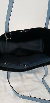 Coach Tote Bag F37871 Ladies Metallic Avenue Leather Tote Cornflower $350