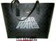 Coach X Star Wars Large Town Tote Handbag Black Smoke Signature F88019 Nwt $428