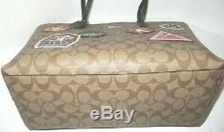 Coach X Star Wars Patches Tote Khaki Signature Canvas Coated F88020 Handbag NWT