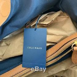 Cole Haan Leather Dillan Hobo Purse Handbag Tan Pecan NWT