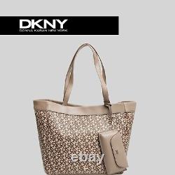 DKNY Beige & Toffee Tote Bag / Handbag. Designer Bags by BagaholiX (420)