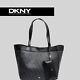 Dkny Black & Grey Tote Bag / Handbag. Designer Bags By Bagaholix (a418)