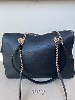 DKNY Black Leather Shoulder Bag RRP £250, plus dustbag