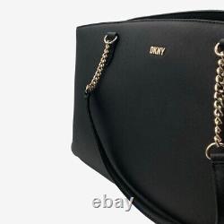 DKNY Black Shoulder Tote/Handbag Designer Bags by BagaholiX (B330)