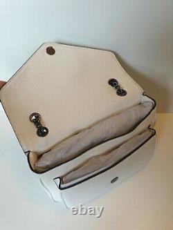 DKNY Shoulder /Crossbody bag. White & Black. Chain, soft leather. BNWT RRP £450