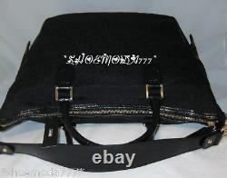 DKNY T&C Turnlock Signature Logo Business Travel Bag Tote Purse Handbag New