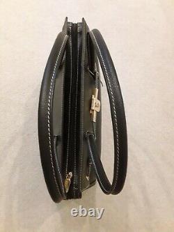 Designer Leather Italian Large Briefcase Handbag M. Rossini Italy NEW £190