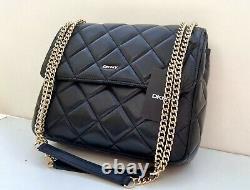 Dkny New Leather Quilted Large Bag