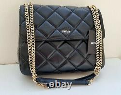 Dkny New Leather Quilted Large Bag
