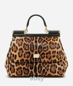 Dolce & Gabbana Sicily Tote Bag D&G RRP £2780 Shoulder Handbag Calf Hair Leather