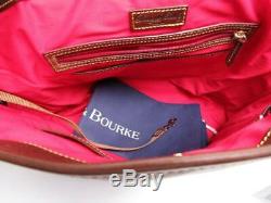 Dooney & Bourke Florentine Leather Kristen Tote-Chestnut-NWT