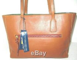 Dooney & Bourke Natural Florentine Leather Ashton Large Tote Bag NWT $348