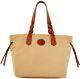 Dooney & Bourke Nylon And Leather Soft Shopping Tote Bag Handbag Purse 8800-7