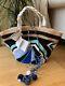 Emilo Pucci Rare Leather Cotton Straw Pom Pom Large Basket Bag New With Tags