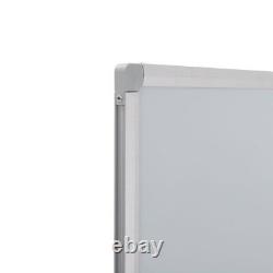 Extra Large Magnetic Whiteboard Double Side Revolving Board on Wheels 1200x800mm