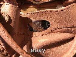 FENDI Selleria Leather Limited Edition Dusky Pink NEW