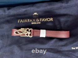 Fairfax & Favor Oxblood Windsor Bag New
