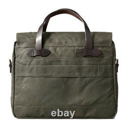 Filson 24-Hour Tin Cloth Briefcase (Otter Green)