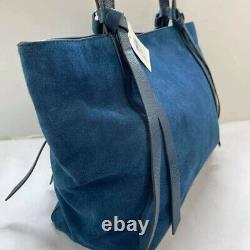 Fossil BLue Leather Tote bag New RRP £189 Rayna