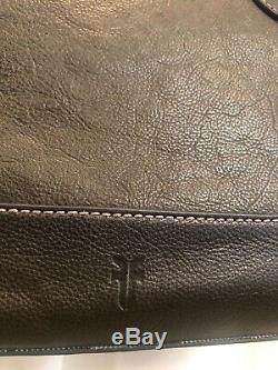 Frye Dark Brown Leather Large Handbag Shoulder Bag Tote NWT