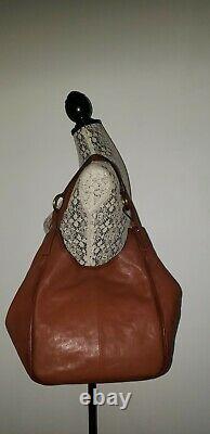 Frye Madison Shoulder Hobo Bag In Cognac NWT $428