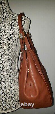 Frye Madison Shoulder Hobo Bag In Cognac NWT $428