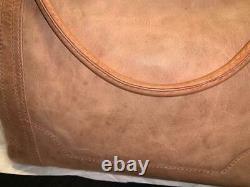 Frye Melissa Dusty Rose Leather Shoulder Tote/ Bag/purse Dbi46