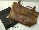 Frye Melissa Italian Pull Up Washed Leather Shoulder Tote Dark Brown Db146 New