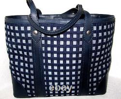 Frye Melissa Large Shopper Tote Bag In Denim Navy Blue Leather DB1214 NWT $298