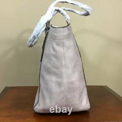 Frye Reed Italian Leather Large Shoulder Bag Tote Handbag Violet Purple $378 NWT