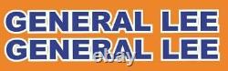 GENERAL LEE replica Decal Magnets DUKES OF HAZZARD roof flag, set of 01's, Gen Lee