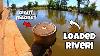 Giant 360 Magnet Pulls Crazy Treasure From This Super Stacked River Magnet Fishing