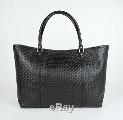 Gucci Black Micro-guccissima Leather Large Joy Tote Bag 449648 1000