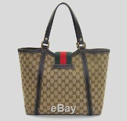 Gucci GG Canvas'New-Ladies' Web Large Tote Bag