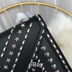 HOT SALE Michael Kors Whitney Large Studded Leather Convertible Shoulder Bag